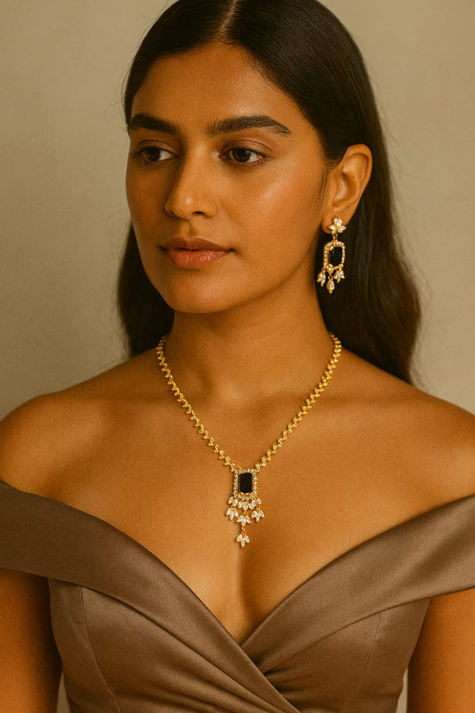 Black Elegance Necklace Set