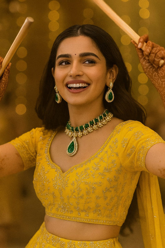 Emerald Grace Choker Set