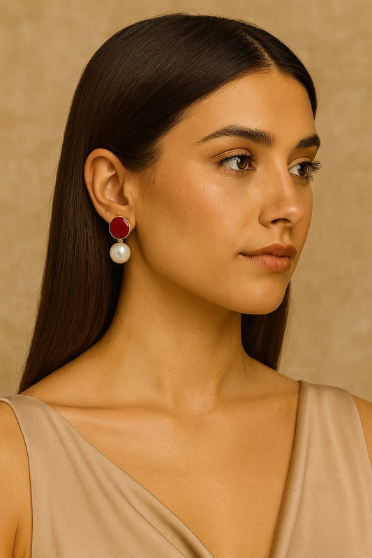 Classic Pearl Drop Earrings