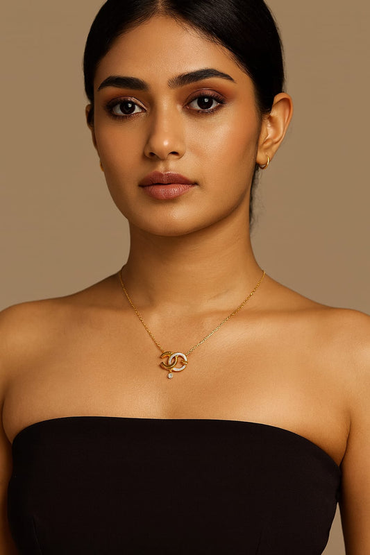 Eterna Interlock Pendant Necklace