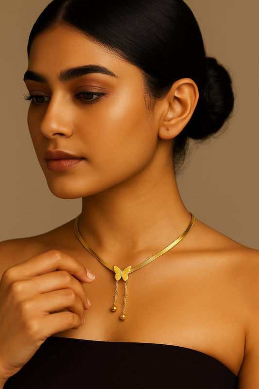 Luna Butterfly Choker