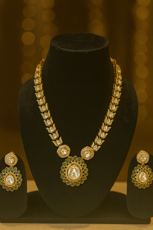 Polki Kundan Bridal Necklace Set